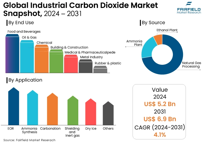 Industrial Carbon Dioxide Market, Snapshot, 2024 - 2031