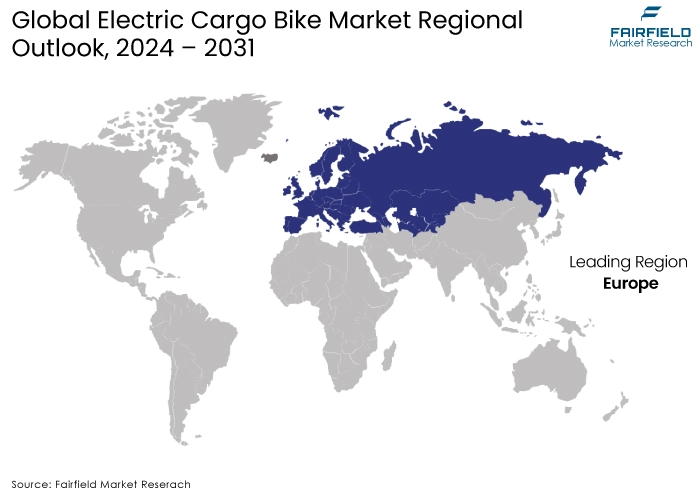 Electric Cargo Bike Market Regional Outlook, 2024 - 2031