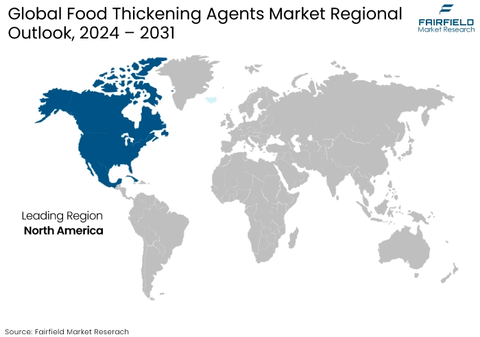 Food Thickening Agents Market Regional Outlook, 2024 - 2031