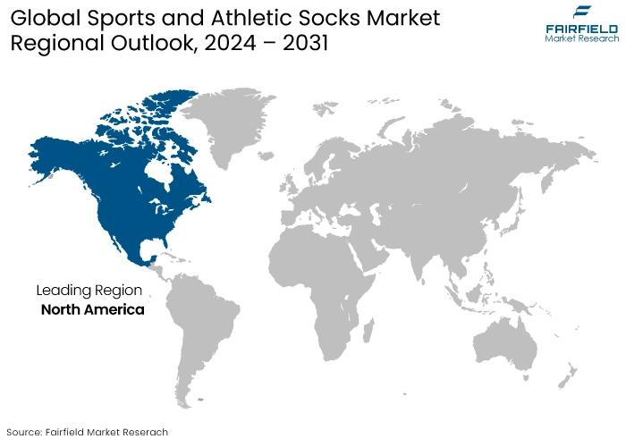 Sports and Athletic Socks Market Regional Outlook, 2024 - 2031