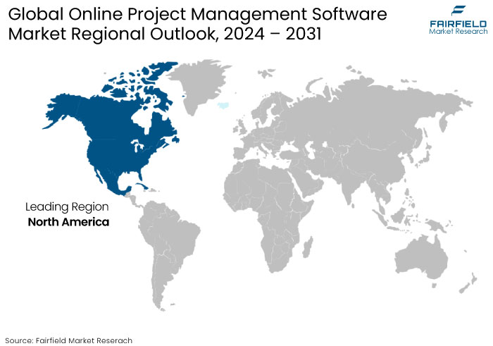 Online Project Management Software Market Regional Outlook, 2024 - 2031