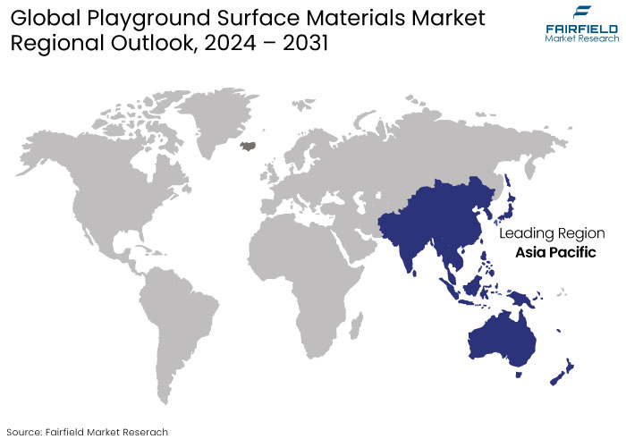 Playground Surface Materials Market Regional Outlook, 2024 - 2031