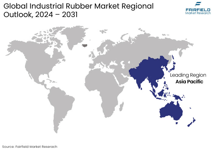 Industrial Rubber Market Regional Outlook, 2024 - 2031