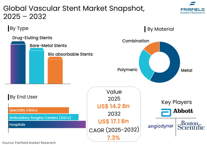 Vascular Stent Market Snapshot, 2025 - 2032