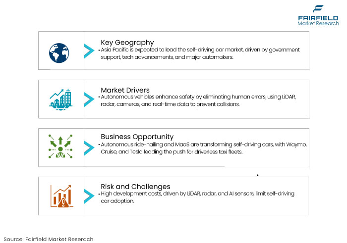 Self-driving Cars Market, DROs