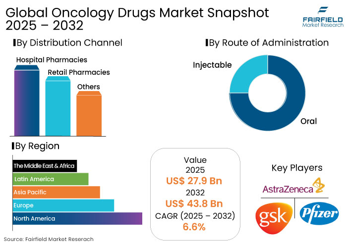 Oncology Drugs Market Snapshot 2025 - 2032